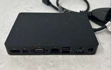 Load image into Gallery viewer, Dell Model K17A Black Dual 4K USB-C HDMI Business Docking Station Untested
