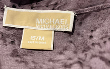 Load image into Gallery viewer, MK Michael Kors Womens Purple Printed Round Neck Batwing Blouse Top Size S/M
