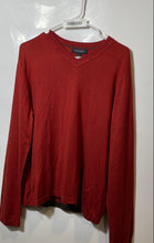 Load image into Gallery viewer, Banana Republic Mens Red Long Sleeve V-Neck Pullover Sweater Size Large
