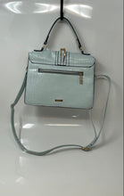 Load image into Gallery viewer, Aldo Womens Powder Blue Inner Pockets Adjustable Strap Shoulder Crossbody Purse
