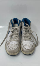 Load image into Gallery viewer, Nike Kids Air Jordan 1 Mid SE FN7432-141 White Blue Sneaker Shoes Size 4.5Y
