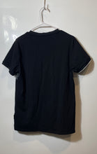 Load image into Gallery viewer, Scott James Mens Black Leaf Print Short Sleeve V-Neck Pullover T-Shirt Size M
