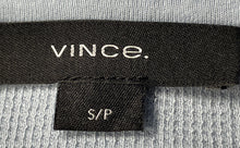 Load image into Gallery viewer, Vince Mens Blue Ribbed Knit Long Sleeve Shawl Collar Pullover Sweater Size Small

