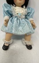 Load image into Gallery viewer, Marie Osmond Lin Asian Pacific Islander Porcelain Doll With Blue Outfit
