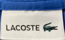 Load image into Gallery viewer, Lacoste Mens Blue Cotton Regular Fit Short Sleeve V-Neck Pullover T-Shirt Sz XXL
