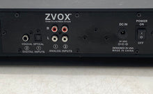Load image into Gallery viewer, ZVOX 220 Black Single Cabinet Sound System Design Needs Power Cable Not Tested
