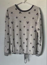 Load image into Gallery viewer, Disney Womens Gray Long Sleeve Top And Pants 2-Piece Pajama Set Size XS
