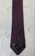 Load image into Gallery viewer, Valerio Garati Mens Dark Purple Blue Wave Striped Silk Adjustable Pointed Tie
