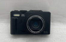 Load image into Gallery viewer, 4K Ultra HD Black 64MP 18x Zoom USB Compact Portable Digital Camera
