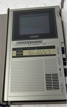 Load image into Gallery viewer, Vintage Citizen Bookvision Model 05TA Portable LCD TV With Case Not Tested

