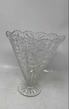 Load image into Gallery viewer, Vintage Hermann Hofbauer Byrdes Lead Crystal Cut Glassware Vase Collectible
