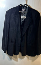 Load image into Gallery viewer, Michael Kors Mens Black Cotton Long Sleeve Notch Lapel Two-Button Blazer Sz 46R
