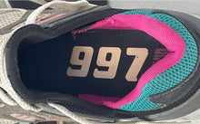 Load image into Gallery viewer, New Balance Mens 997 MS997JCF Gray Black Green White Sneaker Shoes Size 10.5 D
