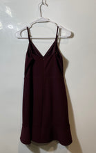 Load image into Gallery viewer, Express Womens Chocolate Ruffle Sleeveless Back Zip Fit &amp; Flare Dress Size Small
