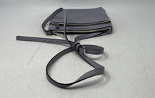 Load image into Gallery viewer, Michael Kors Womens Riley Gray Pebbled Leather Adjustable Strap Crossbody Bag
