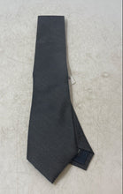 Load image into Gallery viewer, Joseph Abboud Mens Gray Silk Keeper Loop Adjustable Pointed Tie With Tags
