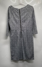 Load image into Gallery viewer, The Limited Womens Black White Chevron Print Back Zipper Sheath Dress Size 10
