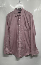 Load image into Gallery viewer, Banana Republic Mens Red White Plaid Long Sleeve Collared Button-Up Shirt Size M
