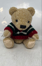 Load image into Gallery viewer, Vintage HugFun Plush Teddy Bear Stuffed Animal Toy Wearing Holidays Sweater
