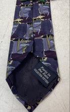 Load image into Gallery viewer, J.Garcia Mens Multicolor Printed Paris In The Rain Adjustable Designer Tie
