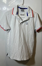 Load image into Gallery viewer, Psycho Bunny Mens White Pima Cotton Short Sleeve Regular Fit Polo Shirt Size 4
