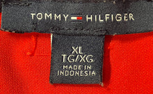 Load image into Gallery viewer, Tommy Hilfiger Womens Red Sleeveless Round Neck Peplum Hem Tank Top Size XL
