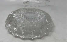 Load image into Gallery viewer, Frosted Clear Crystal Pressed Glass Tobacciana Collectible Ashtray
