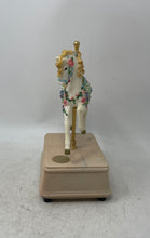 Load image into Gallery viewer, San Francisco Music Box Company Multicolor Engraved Musical Horse Carousel
