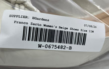 Load image into Gallery viewer, Franco Sarto Womens Beige Square Toe Slip-On Block Pump Heels Size 11M
