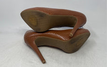 Load image into Gallery viewer, BCBGeneration Womens Brown Leather Slip-On Stiletto Pump Heels Size 9M
