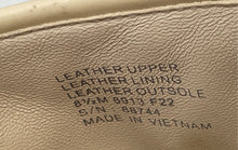 Load image into Gallery viewer, Authentic Tory Burch Womens Cream Leather Slide Sandals Size 8.5M Damaged
