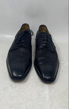 Load image into Gallery viewer, Mercanti Fiorentini Mens Black Leather Lace-Up Derby Dress Shoes Size 8M
