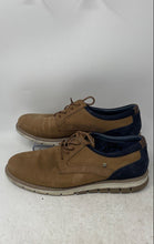 Load image into Gallery viewer, Bosi Mens Brown Blue Suede Round Toe Lace-Up Oxford Shoes Size EUR 43
