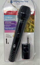 Load image into Gallery viewer, The Singing Machine SMM107WM Wireless Unidirectional Dynamic Microphone Sealed
