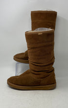 Load image into Gallery viewer, Aldo Womens Brown Suede Round Toe Pull-On Tall Knee High Boots Size EUR 37
