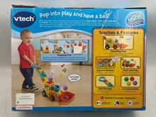 Load image into Gallery viewer, VTech Yellow Pop-A-Balls 75+ Songs Push Pop Bulldozer Toy 12-36 Months With Box

