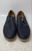 Load image into Gallery viewer, Johnston &amp; Murphy Mens McGuffey 2 Dark Blue Leather Loafer Shoes Size 13
