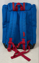 Load image into Gallery viewer, Herschel Supply Co. Mens Blue Red Adjustable Shoulder Strap Flap Backpack
