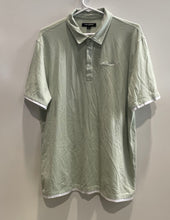 Load image into Gallery viewer, Karl Lagerfeld Mens Green Short Sleeve Collared Stretch Polo Shirt Size Large

