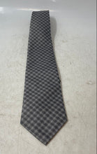 Load image into Gallery viewer, Collezione Esclusiva Mens Gray Geometric Print Adjustable Long Designer Tie
