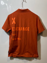 Load image into Gallery viewer, Armani Exchange Mens Orange Graphic Print Short Sleeve Polo Shirt Size XS

