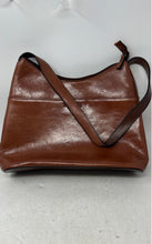 Load image into Gallery viewer, Kenneth Cole Reaction Womens Brown Leather Zipper Shoulder Strap Hobo Bag
