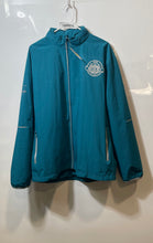 Load image into Gallery viewer, Perry Ellis Mens Aqua Super Bowl LIV Miami 2020 Volunteer Jacket Sz M With Tags
