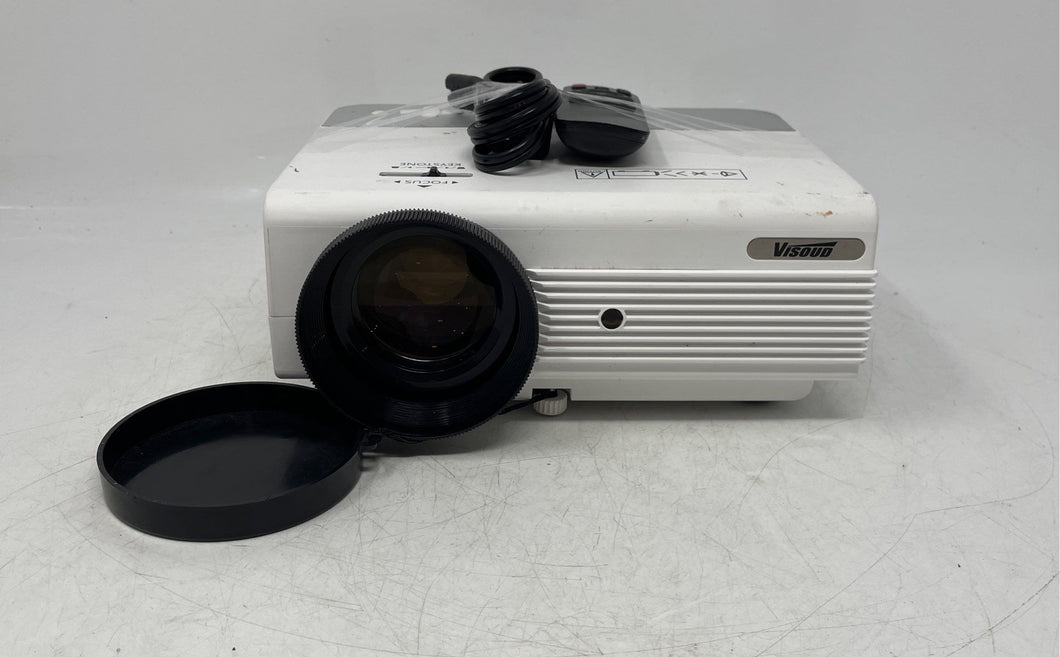 Visoud Model V6 White Portable DLP HDMI Port LED Projector Not Tested