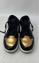 Load image into Gallery viewer, Nike Kids Air Jordan 1 Low SE DR6970-071 Black White Gold Sneaker Shoes Size 5Y
