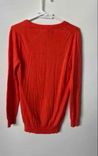 Load image into Gallery viewer, Banana Republic Womens Orange Long Sleeve Button Front Cardigan Sweater Size M
