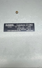 Load image into Gallery viewer, Casio Casiotone Model CT-360 Black 49-Key Piano Electronic Keyboard Not Tested
