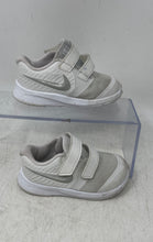 Load image into Gallery viewer, Nike Kids Star Runner 2 AT1803-014 White Hook &amp; Loop Sneaker Shoes Size 6C
