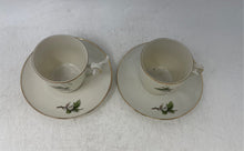 Load image into Gallery viewer, Set Of 4 Pcs Bavaria Demitasse White Home And Kitchenware Cup &amp; Saucer Plates
