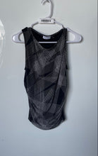 Load image into Gallery viewer, Calvin Klein Womens Black White Geometric Print Pullover Blouse Top Size M
